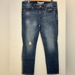 Perfectly Distressed Express Boyfriend Low Rise Jeans 4